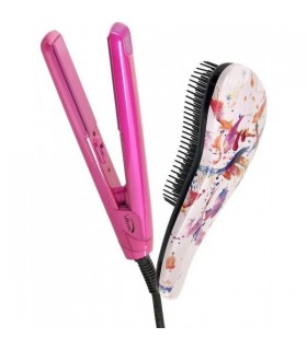 Mini Lisseur Rose et Brosse...